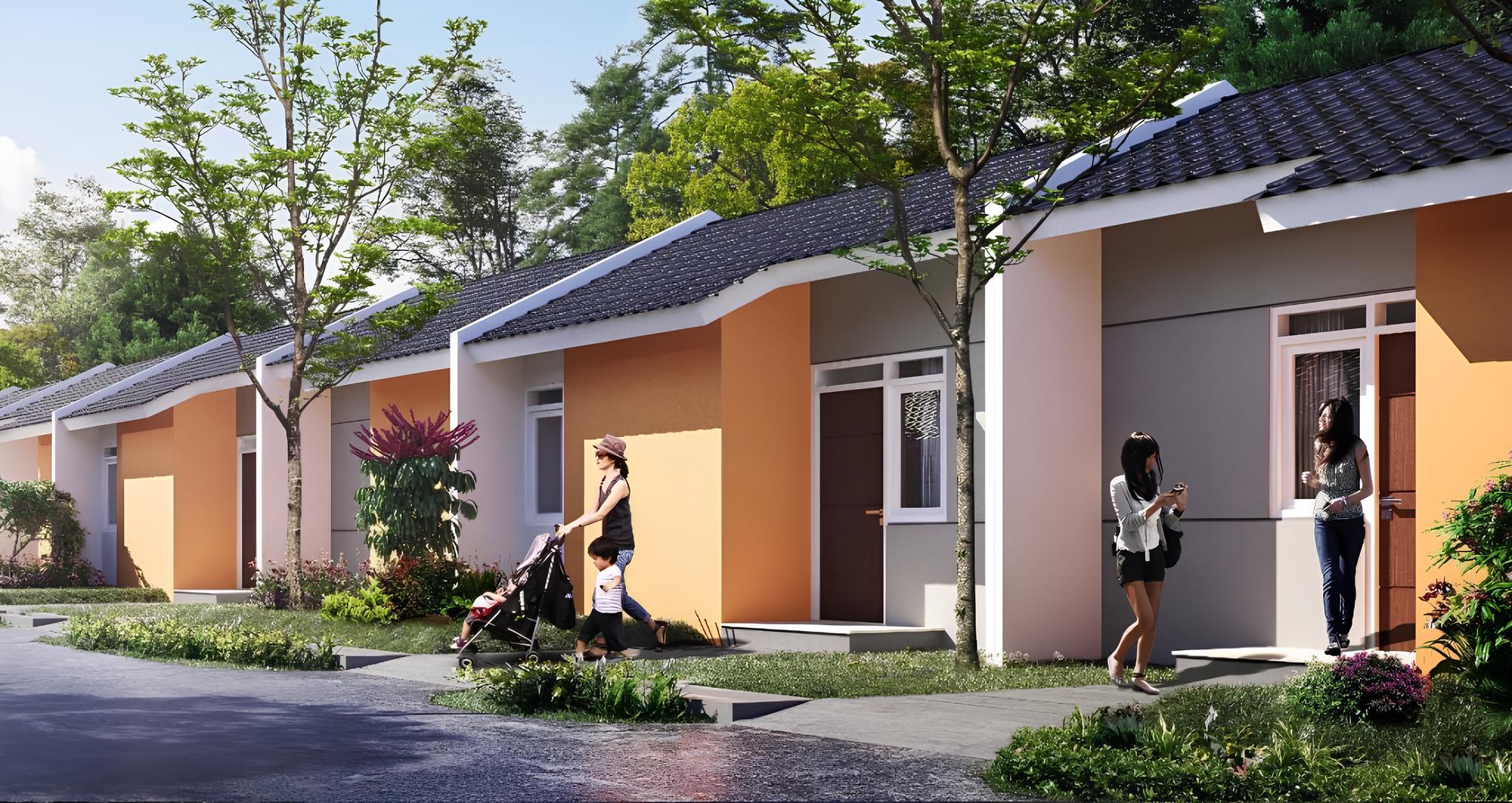 Ilustrasi perumahan murah Citra Maja Raya yang digarap PT Ciputra Development Tbk (CTRA).