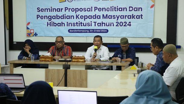 Hibah Institusi, LP2M Darmajaya Seminar Proposal Penelitian dan Pengabdian Masyarakat