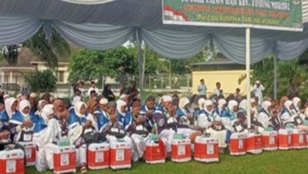PTPN 1 Regional 1 Lepas Jamaah Haji Asal Tanjung Morawa