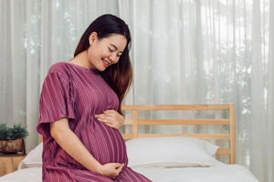 Ilustrasi ibu hamil.