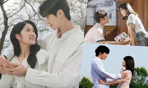 Ilustrasi drakor genre romantis fantasi.