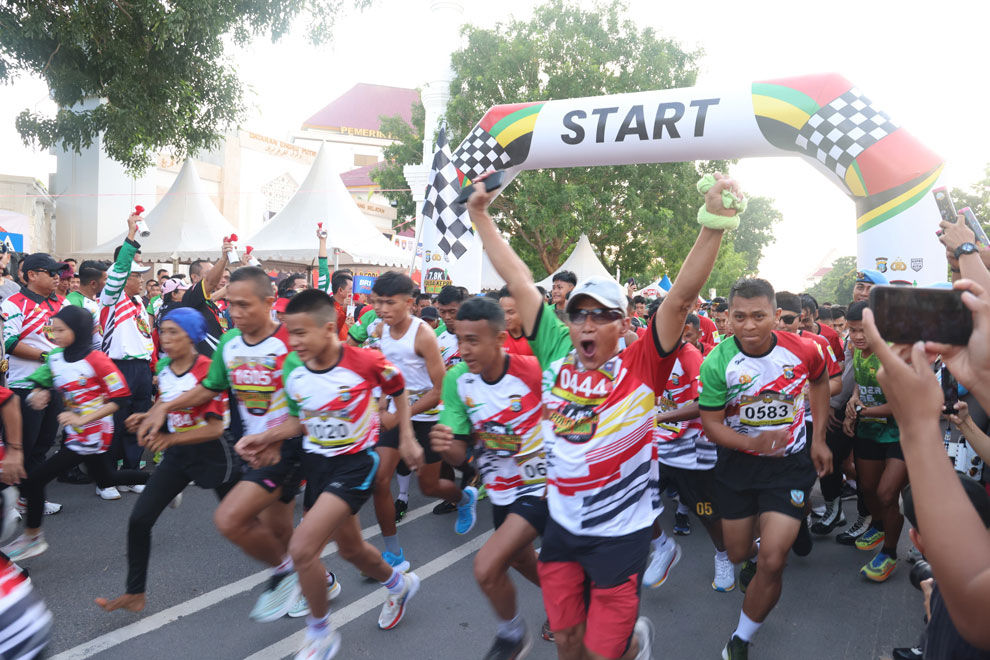 Polda Kepri Sukses Menggelar Fun Run