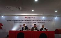 Public Expose Perilisan Sukuk Wakalah Bi Al-Istitsmar Berkelanjutan I PT CIMB Auto Niaga Finance Tahap I Tahun 2024 di Jakarta, Rabu, 12 Juni 2024. 