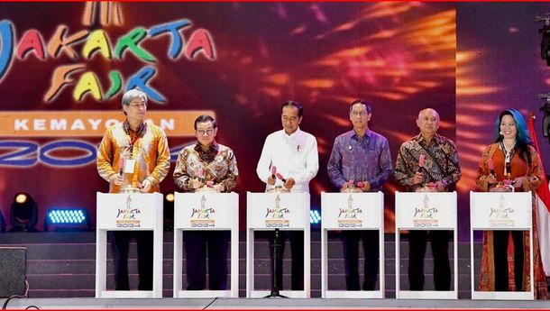 Presiden Joko Widodo Buka Jakarta Fair 2024