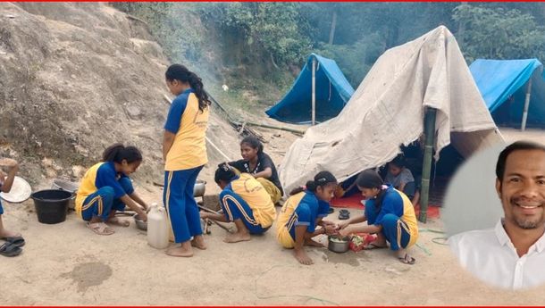 SMP Tananuwa Masabewa Gelar Kegiatan Perkemahan Pramuka 