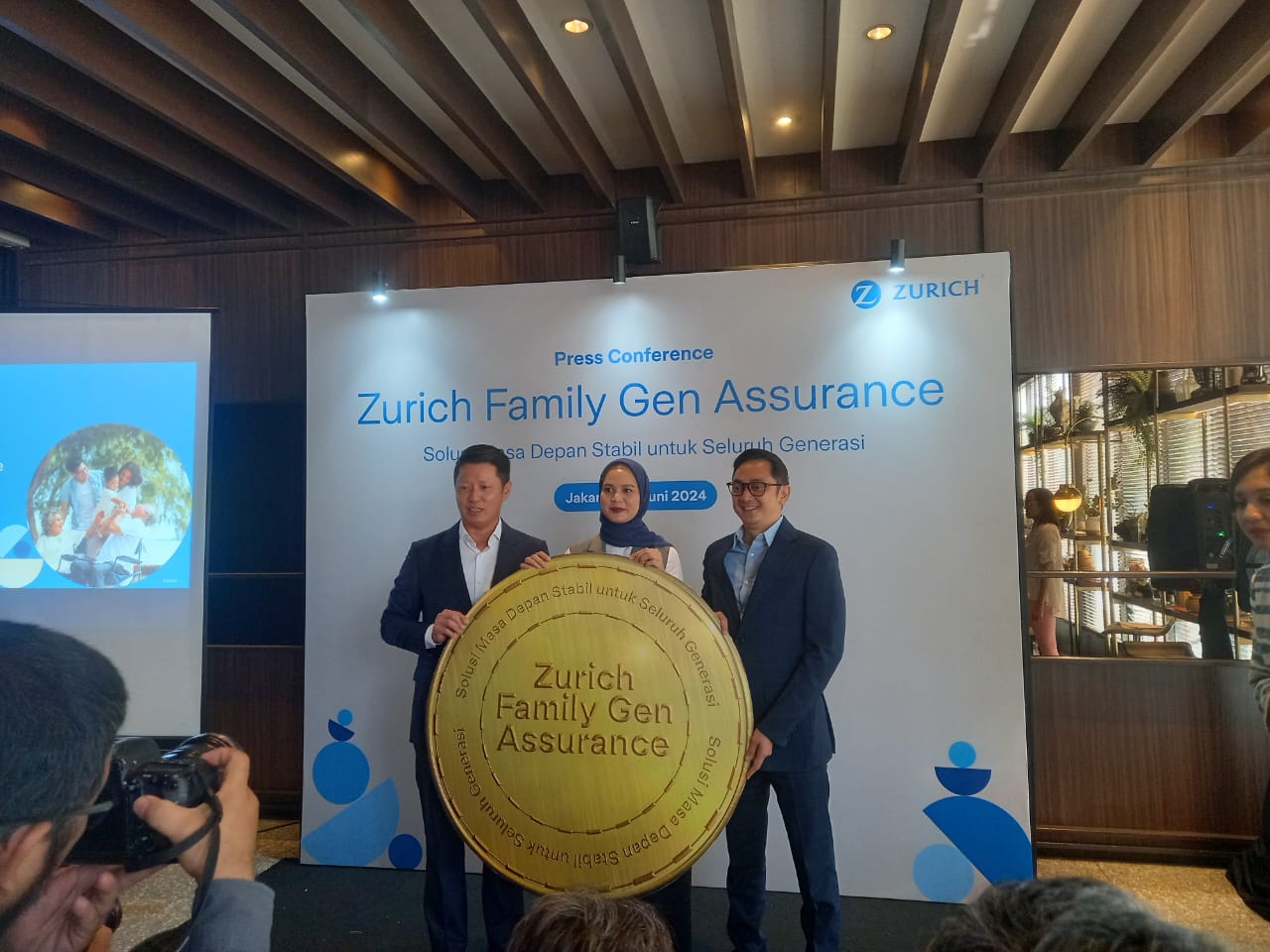Acara Peluncuran Produk Zurich Family Gen Assurance dari PT Zurich Topas Life, Jakarta, Kamis, 20 Juni 2024.