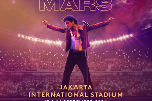 Konser Bruno Mars di Jakarta International Stadium (JIS).