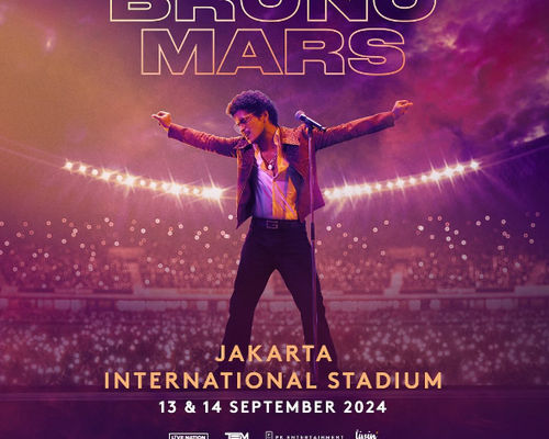 Konser Bruno Mars di Jakarta International Stadium (JIS).