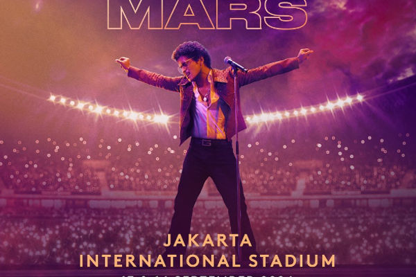 Konser Bruno Mars di Jakarta International Stadium (JIS).