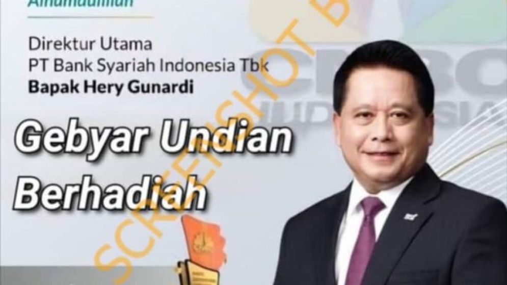 Penipuan: Gebyar Undian Berhadiah Khusus Pengguna BSI Mobile Banking