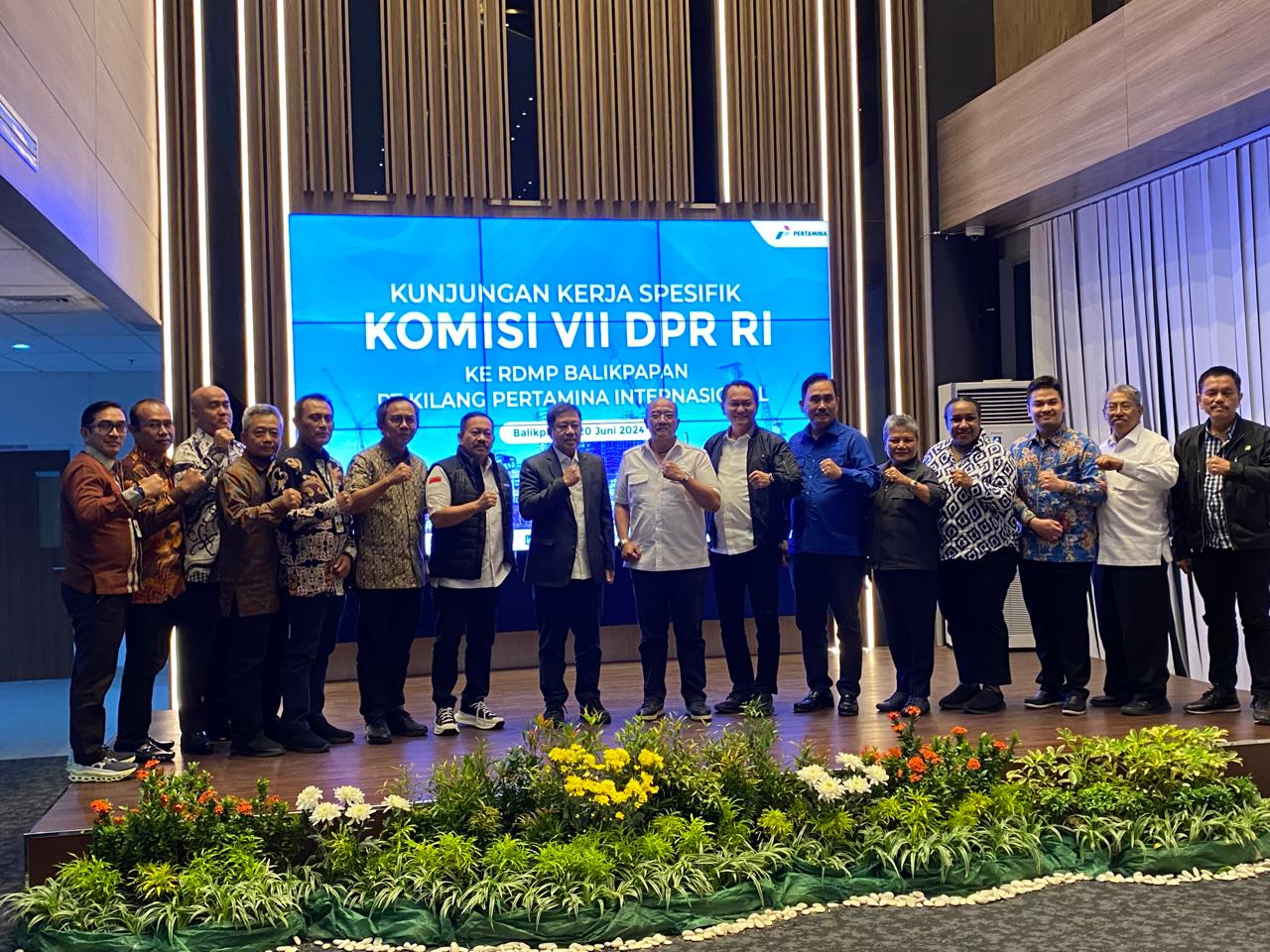 Kunjungi Kilang Balikpapan, Komisi VII DPR RI Siap Beri Dukungan