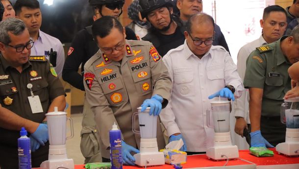 Polda Lampung Berhasil Ungkap Kasus Narkotika di Pelabuhan Bakauheni, Barang Bukti Puluhan Kilogram