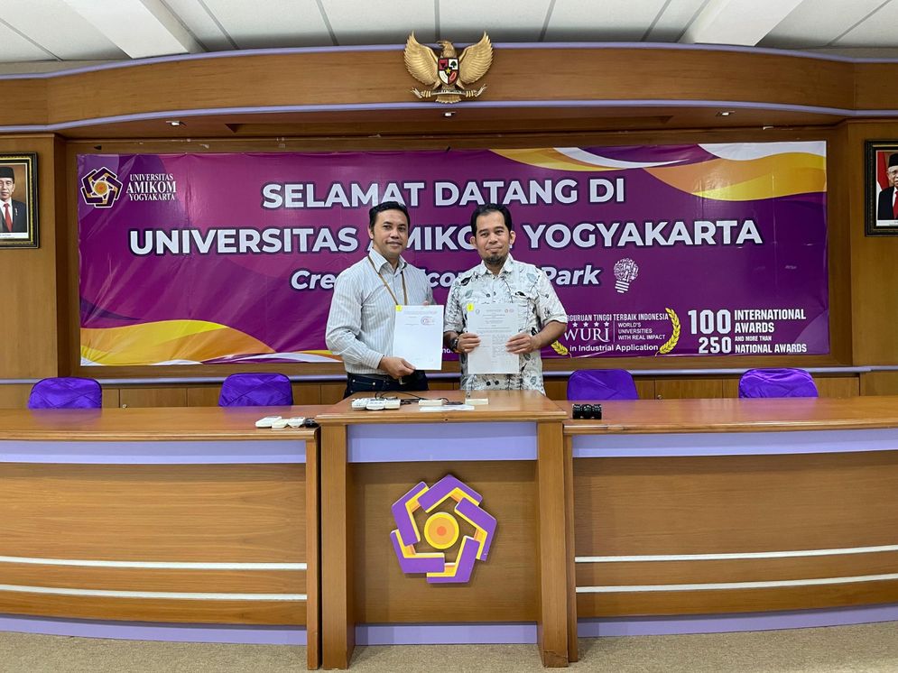 IIB Darmajaya MoU dengan Universitas Amikom Yogyakarta dan Perusahaan Life Media di Daerah Istimewa Yogyakarta (DIY).  
