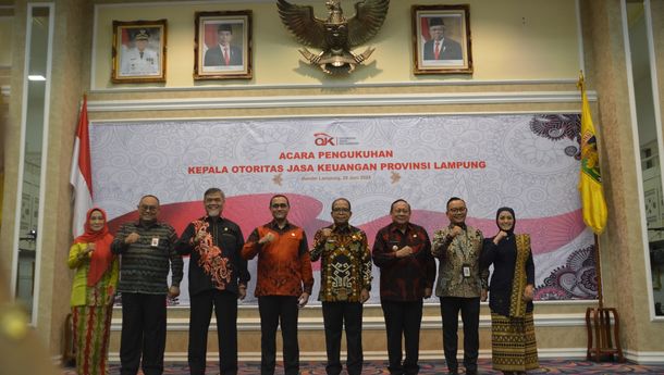Otto Fitriandy Resmi Dilantik Menjadi Ketua OJK Lampung