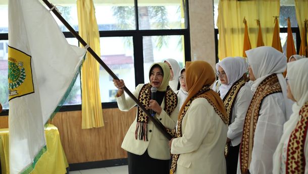 Korps Perempuan Majelis Dakwah Islamiyah Lampung Resmi Dikukuhkan
