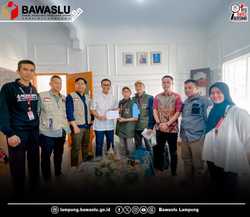 Wujudkan Daftar Pemilih Berkualitas, Bawaslu Lampung Minta Pengawas Pemilu Awasi Secara Melekat Proses Coklit 2024