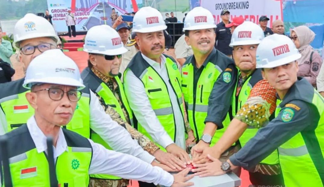 Ditarget Selesai Dua Tahun, Bupati Kukar Resmikan Pembangunan Jembatan Sebulu 