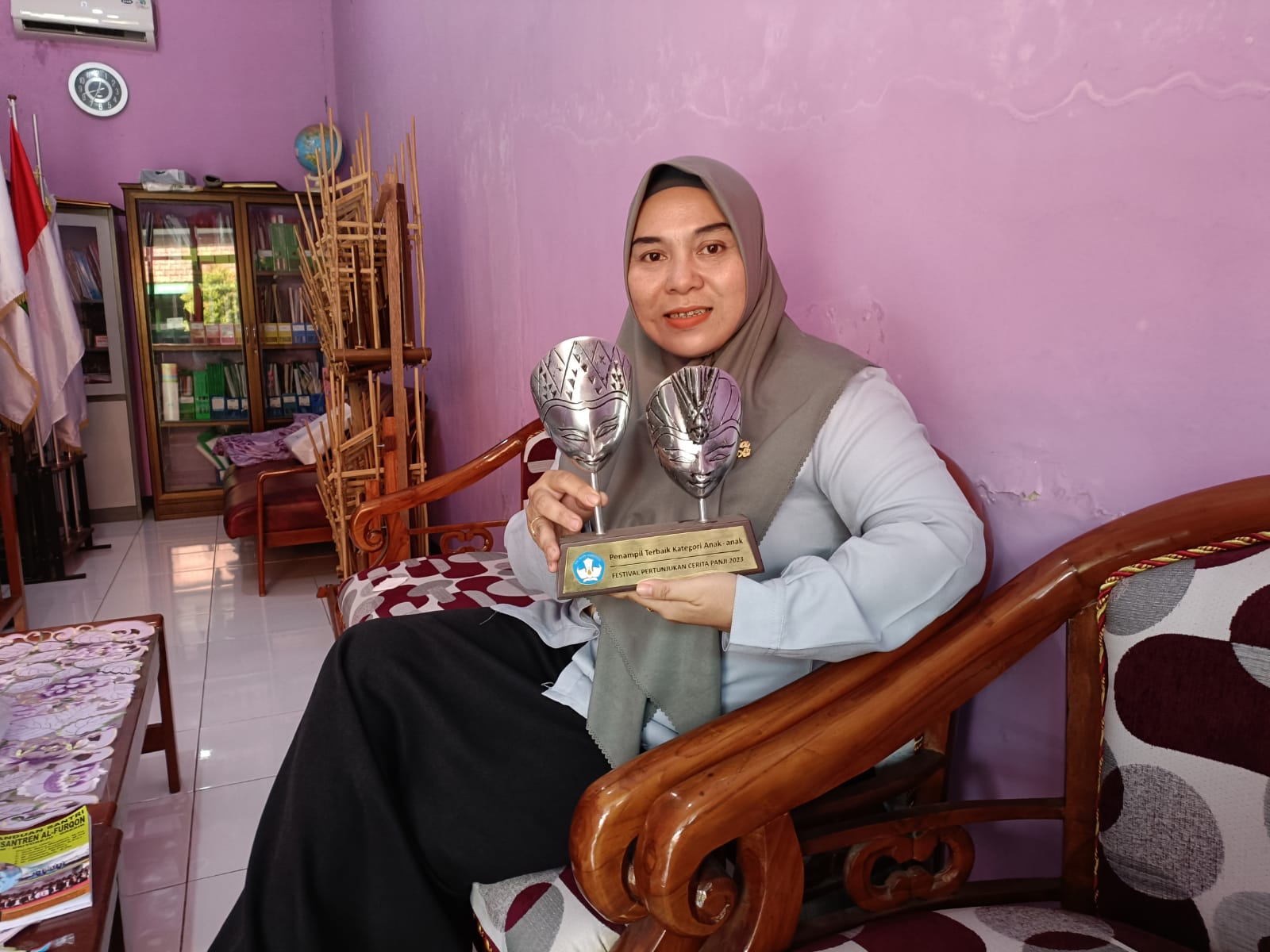 Kepala Sekolah SDN Plumbungan Anita Hidayati.