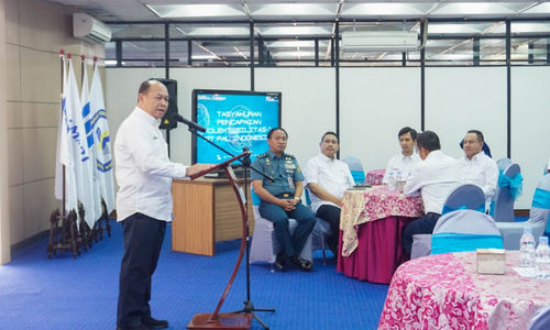 Kaharuddin Juned, CEO PT PAL, Menyampaikan Capaian Perusahaan tahun 2023