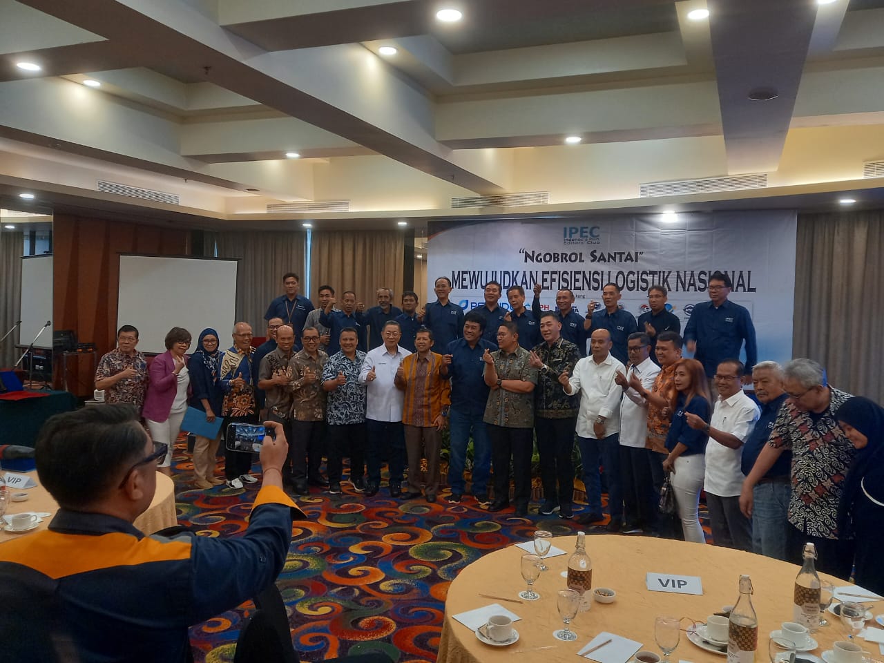 Indonesia Port Editors' Club (IPEC) mengadakan diskusi bertema 'Mewujudkan Efisiensi Logistik Nasional' di Jakarta pada Selasa (2/7/2024). 