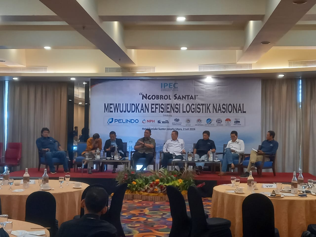 Acara Ngobrol Santai ‘Mewujudkan Efisiensi Logistik Nasional” di Jakarta, Selasa, 2 Juli 2024.