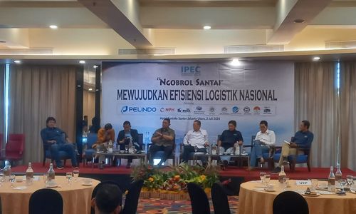 Acara Ngobrol Santai ‘Mewujudkan Efisiensi Logistik Nasional” di Jakarta, Selasa, 2 Juli 2024.