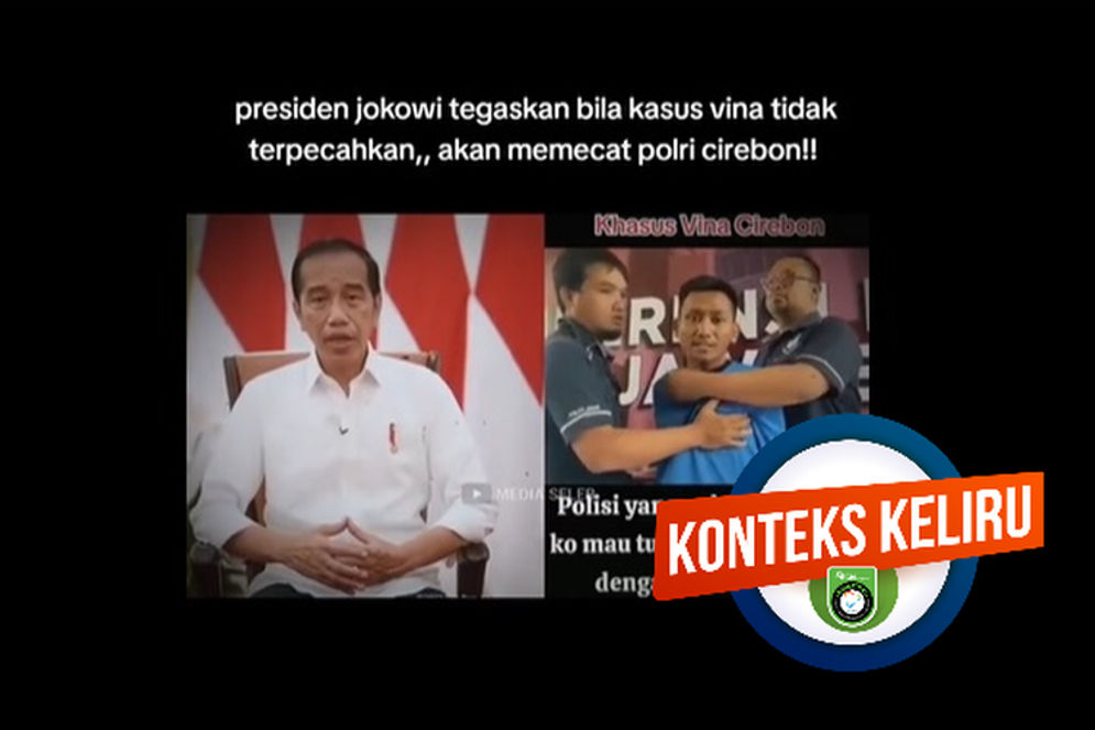 Hoaks: Jokowi akan Pecat Polisi di Cirebon jika Kasus Vina tidak Terpecahkan, ini Faktanya