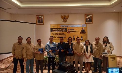 Acara diskusi bertajuk "RUU Penyiaran: Langkah Mundur dalam Ekosistem Siber di Indonesia" yang berlangsung di kawasan Menteng, Jakarta Pusat, Kamis, 4 Juli 2024.