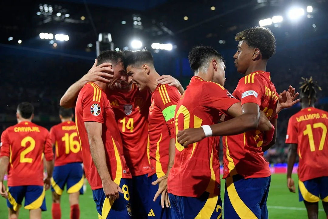 Pertandingan Spanyol Vs Jerman di Perempat Final Euro 2024 berlangsung di Mercedenz-Benz Arena, Stuggart, Jerman, pada Jumat, 5 Juli 2024, tengah malam pukul 23.00 WIB.