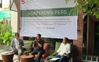 Konferensi pers Sikap APARSI dan PPKSI terkait larangan penjualan 200 meter pada RPP Kesehatan, Jakarta, Rabu, 10 Juli 2024. 