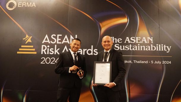 Jasa Raharja Raih Penghargaan Internasional di ASEAN Risk Awards 2024