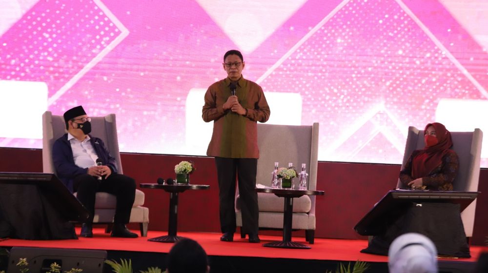 Deputi bidang Pengembangan Iklim Penanaman Modal BKPM Yuliot Tanjung saat menjadi narasumber pada Penandatanganan Komitmen Pembangunan MPP yang diselenggarakan oleh Kementerian PANRB di Jakarta.