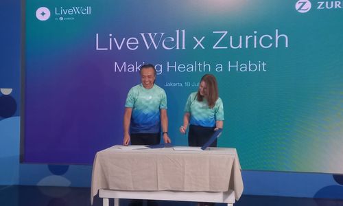 Zurich resmikan aplikasi LiveWell by Zurich untuk membantu para nasabah menjaga kesehatan melalui aplikasi berbasis gaya hidup, Kamis, 18 Juli 2024.