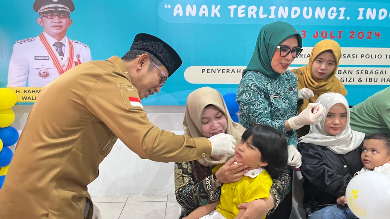 Pemkot Balikpapan Targetkan 95 Persen dari Jumlah Sasaran Telah Diberikan Vaksinasi Polio