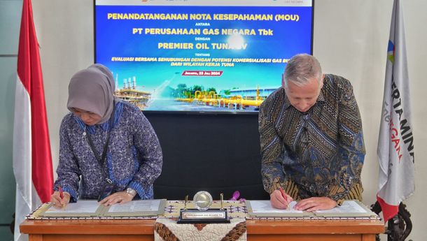 PGN dan Premier Oil Tuna Jajaki Peluang Pemanfaatan Gas bumi dari WK Tuna