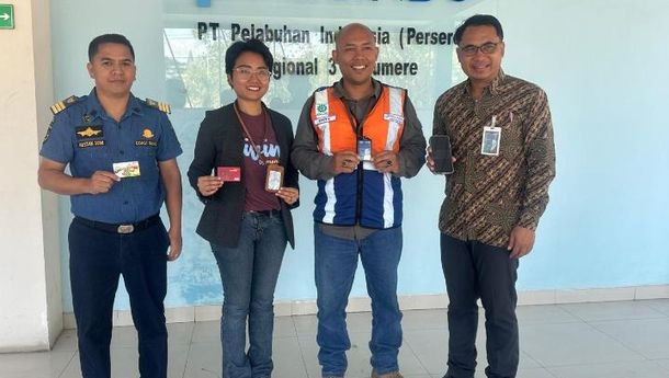 PT Pelindo Regional 3 Maumere Gandeng Tiga Bank BUMN Adakan Kartu Cashless