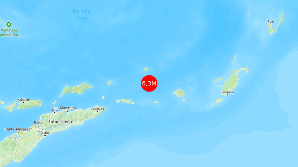 Pusat gempa berada didarat 24 Km Tenggara Kupang
