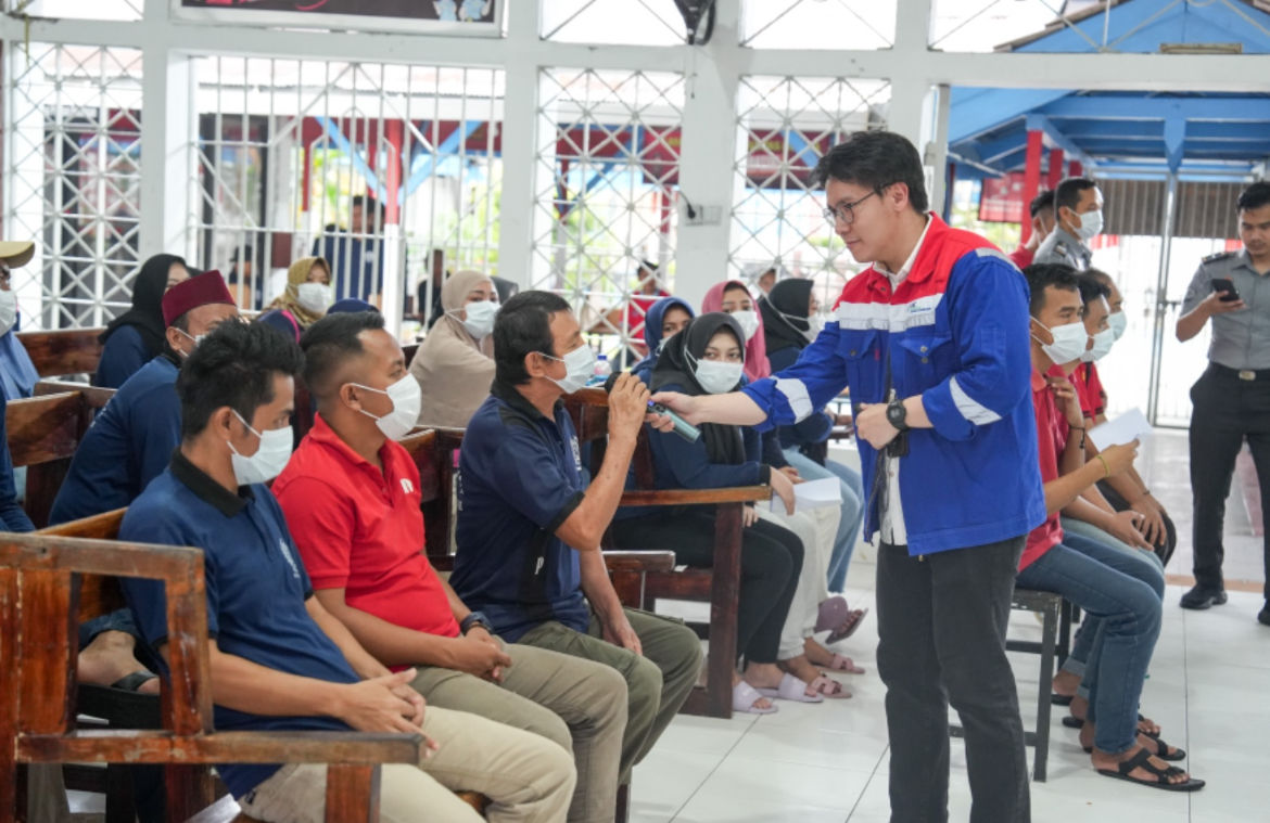 Sambangi Rutan Balikpapan, KPB Sosialisasikan Pemberantasan Penyakit Menular