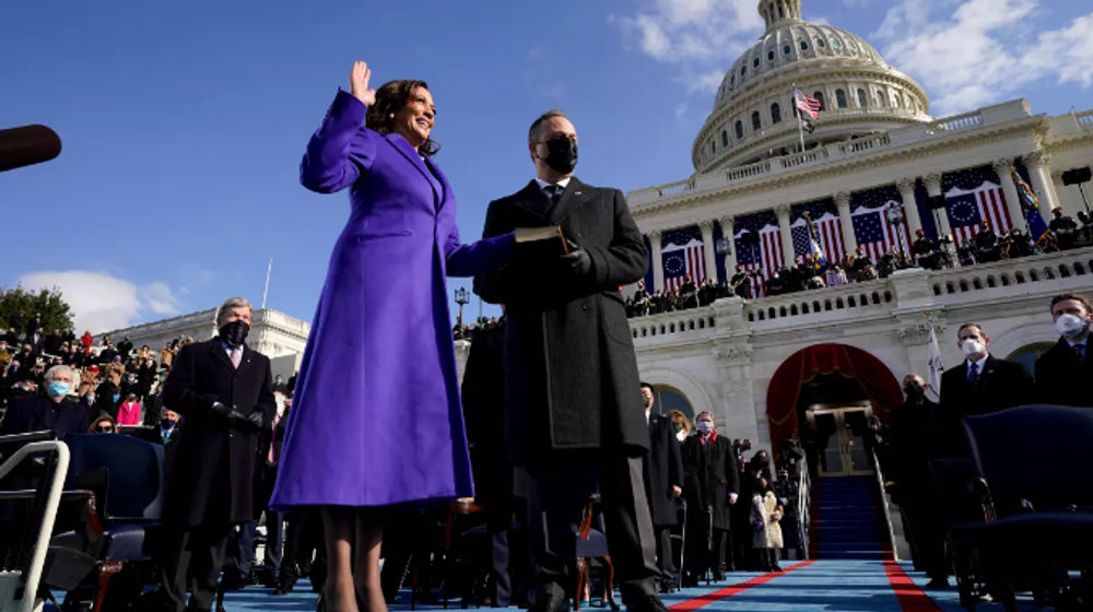 Kamala Harris dilantik sebagai wakil presiden pada tahun 2021.