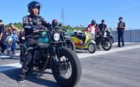 Jokowi motoran di IKN bersama artis dan influencer (Foto: Rusman/setpres)