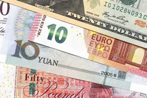 Ilustrasi mata uang asing.
