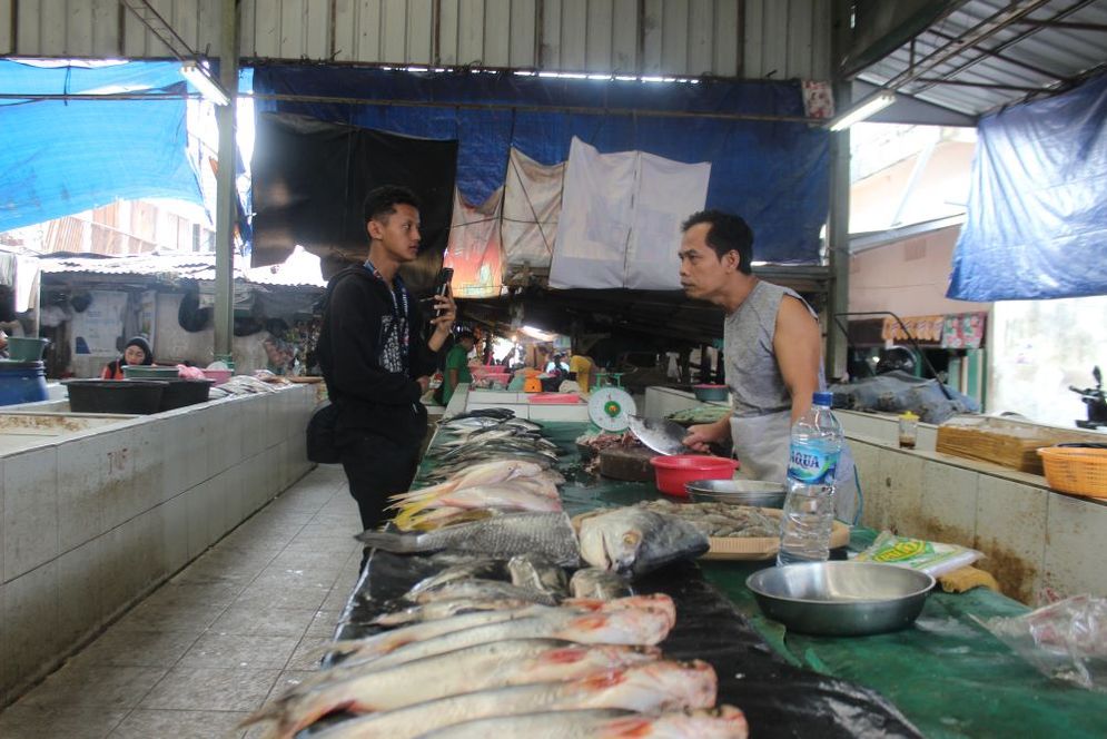 Harga Ikan di Pasar Lemabang Palembang Stabil