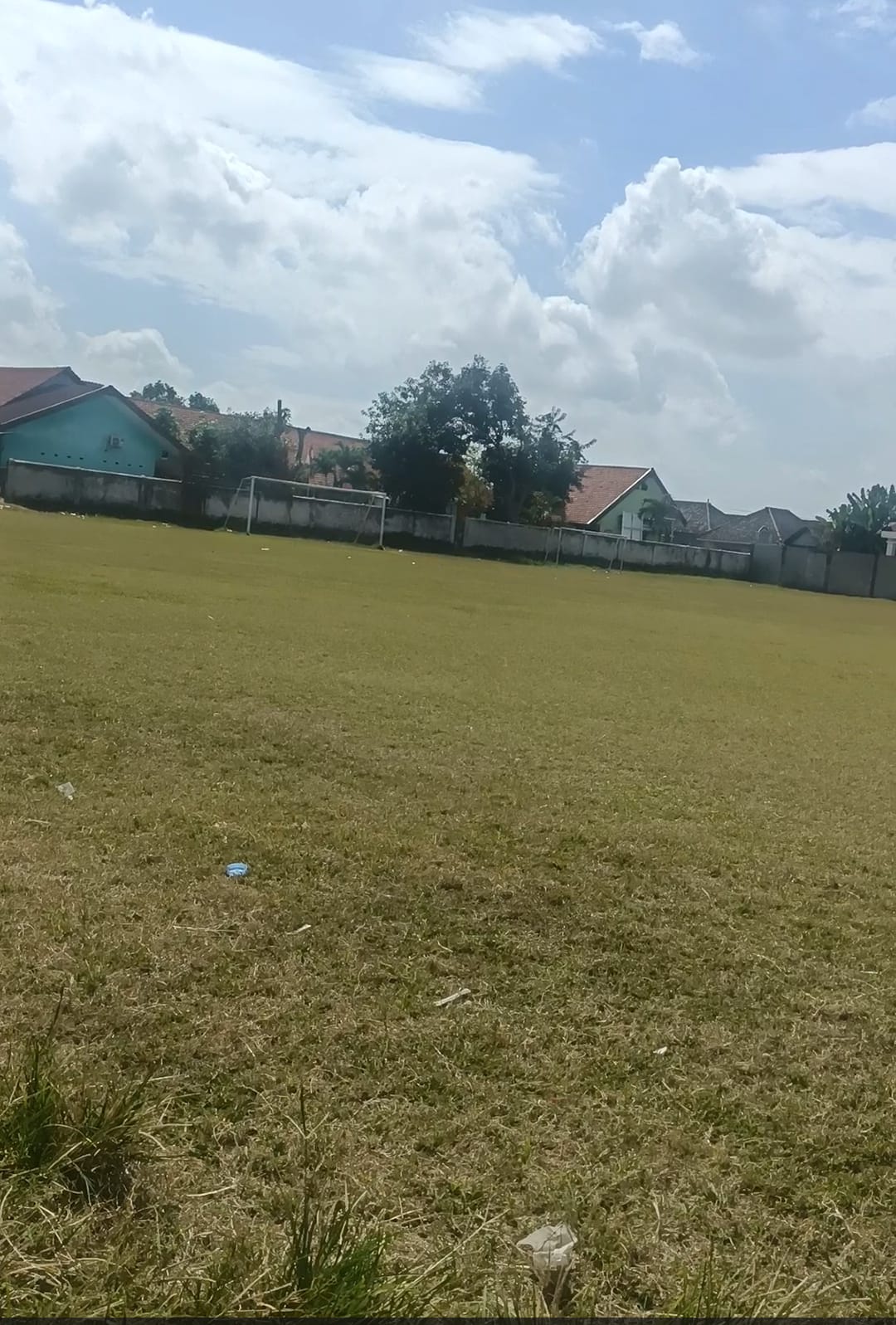 Lapangan Sepande di Kecamatan Candi yang masuk kandidat tempat pertandingan Kompetisi Internal Askab PSSI Sidoarjo