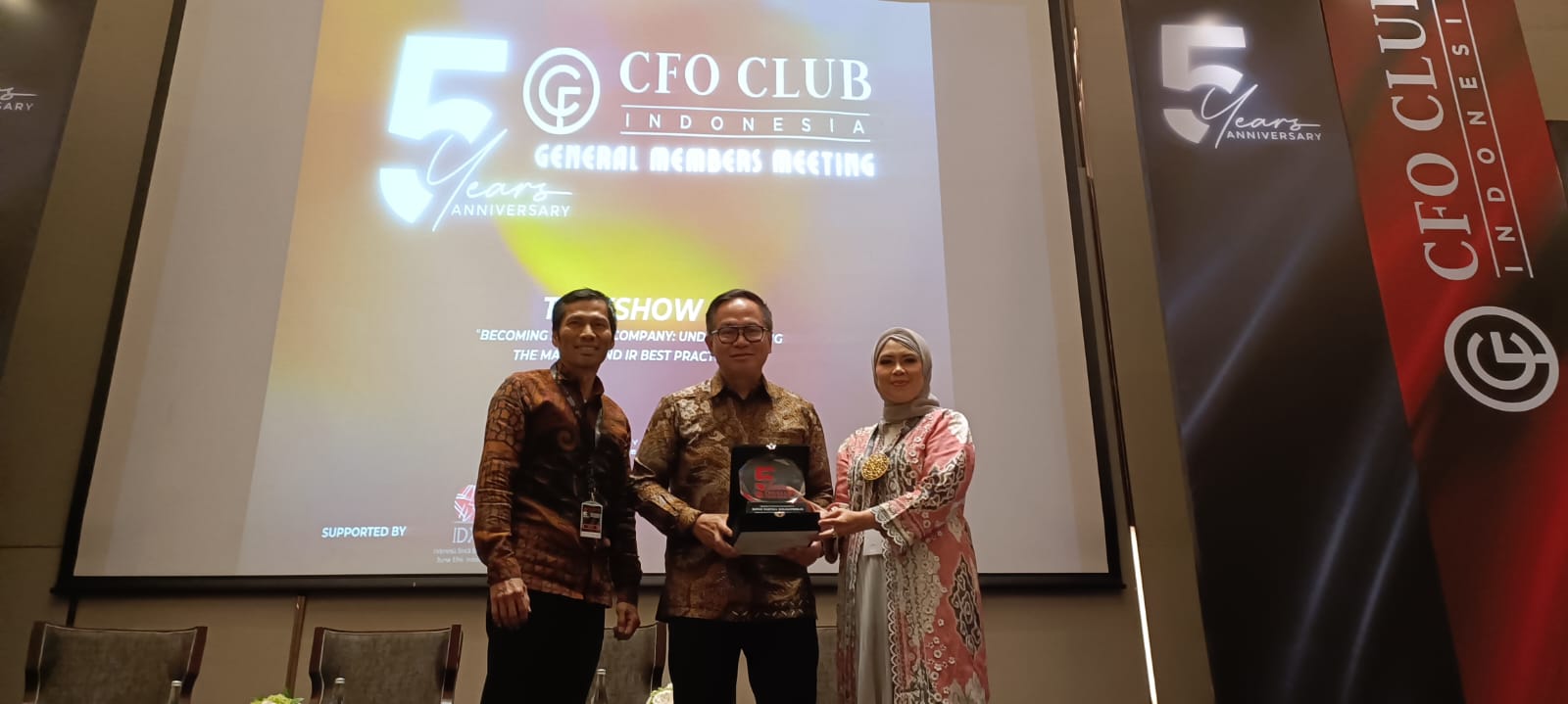 CFO Club Indonesia merayakan tahun kelima berdirinya dengan mengadakan acara "5th Year Anniversary" yang berisi talkshow bertajuk "Becoming a Public Company: Understanding The Market and IR Best Practices", Rabu, 31 Juli 2024.