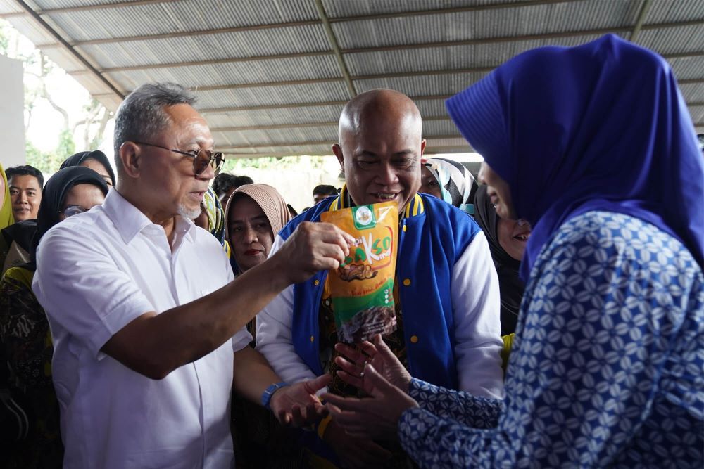 Menteri Perdagangan Zulkifli Hasan mendorong pembentukan sentra atau galeri UMKM