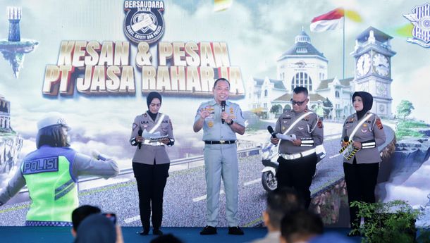  Jasa Raharja Bersama Korlantas Polri Gaungkan Keselamatan Berkendara