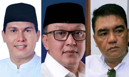 Tokoh Muslim Kota Manado, Djafar Alkatiri, Ayub Ali Albugis, Lucky Datau. (Foto:Istimewa, Kolase Foto:Mike)