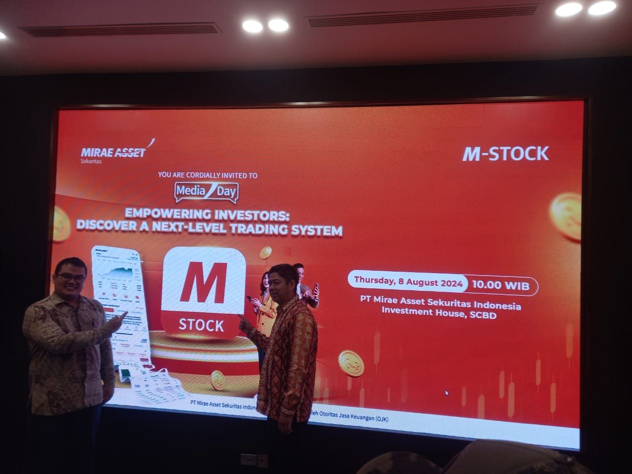 Media Day by Mirae Asset Sekuritas, Kamis, 8 Agustus 2024.