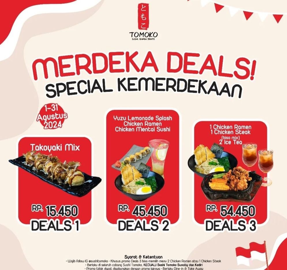 Promo Makanan Spesial di Bulan Agustus