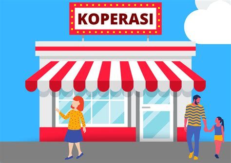 Ilustrasi koperasi. 